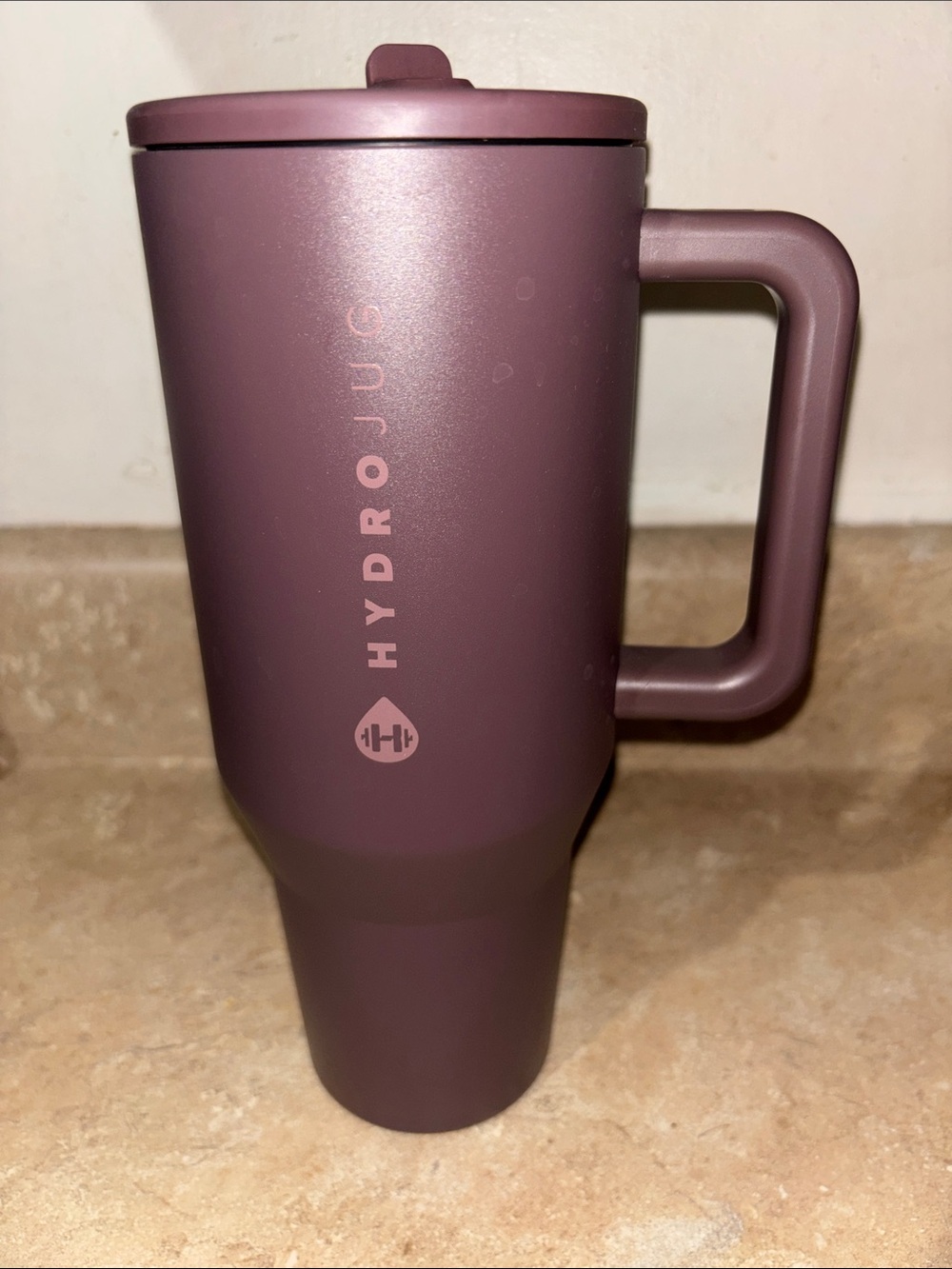 HydroJug Traveler 40 oz Pecan with engraving